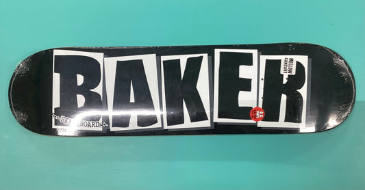 Baker Team Brand Logo Black/White Deck 8.00