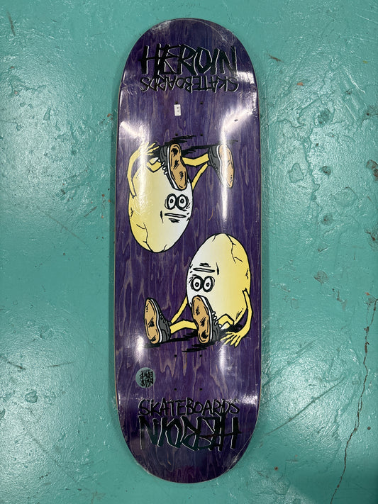 Heroin Symmetrical Egg Shaped Deck 9.75